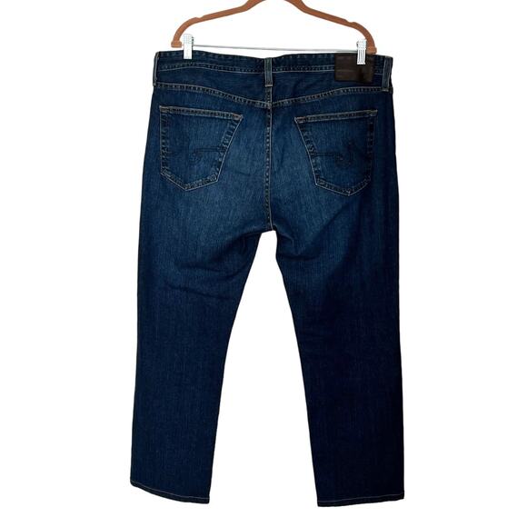 AG Adriano Goldschmied Men's Jeans 35x28 Blue Denim B-Type III Easy Dark Wash - Picture 1 of 15